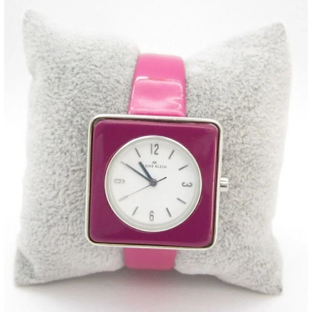 Women Anne Klein Quartz WR Analog 33mm‎ Dial Causal Watch (G128)